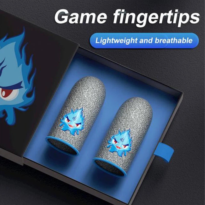 Mobile Gaming Finger Sleeves | Anti-Slip Touch Screen Gloves for PUBG & FPS Games