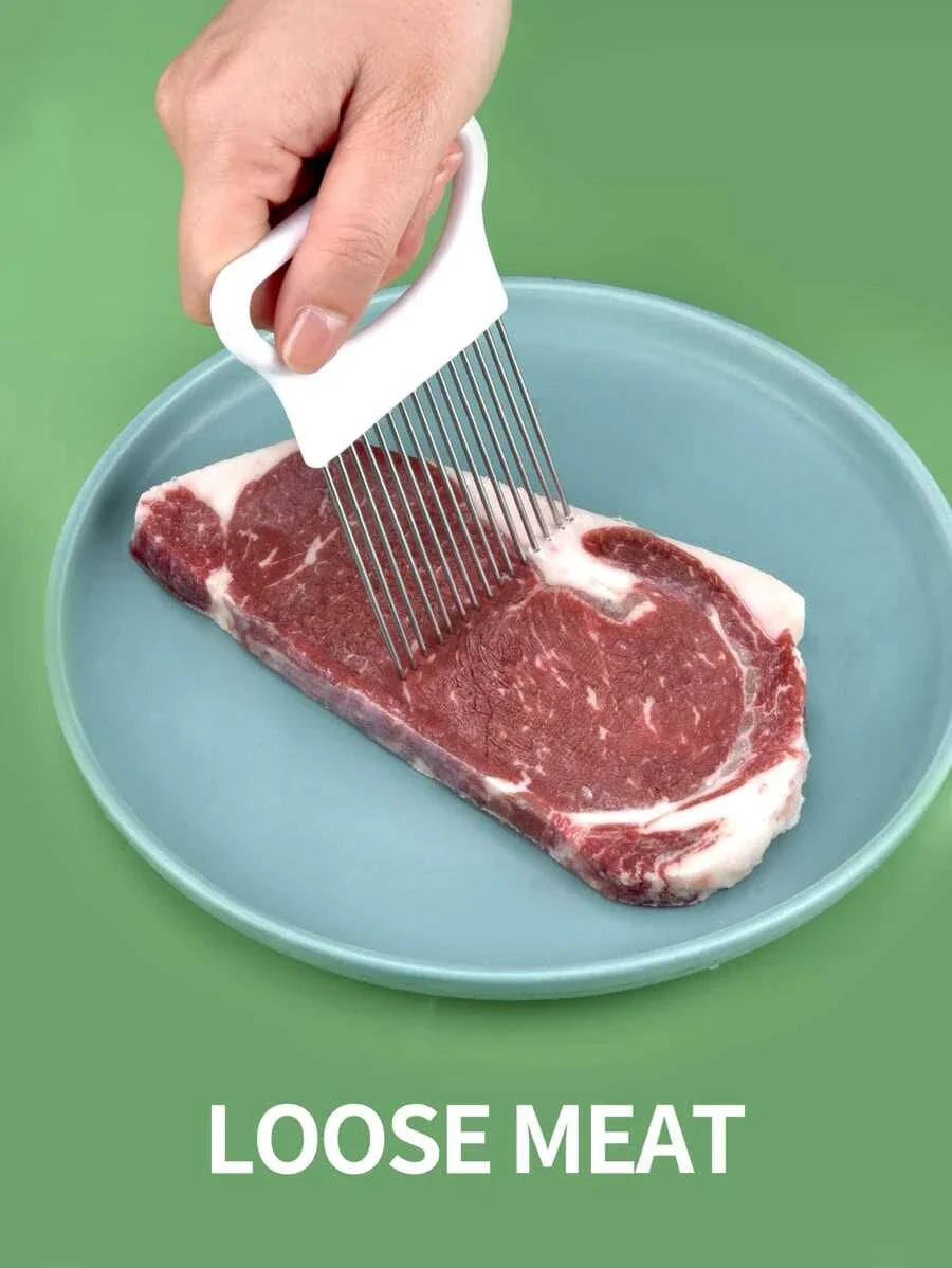 Stainless Steel Onion & Potato Slicer Holder