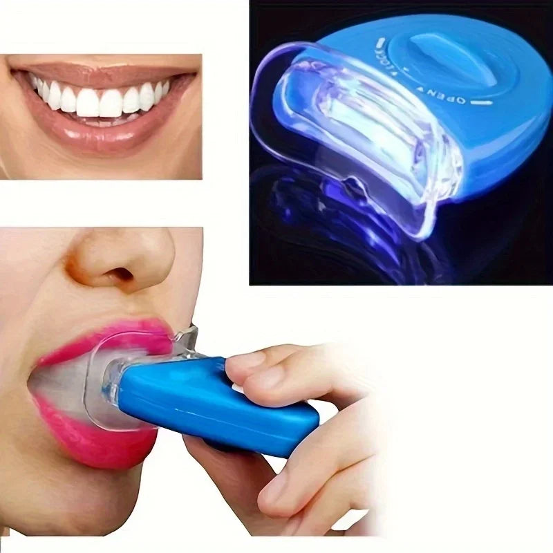 LED Teeth Whitening Light | Blue Light UV Bleaching Lamp for Brighter Smile at Home